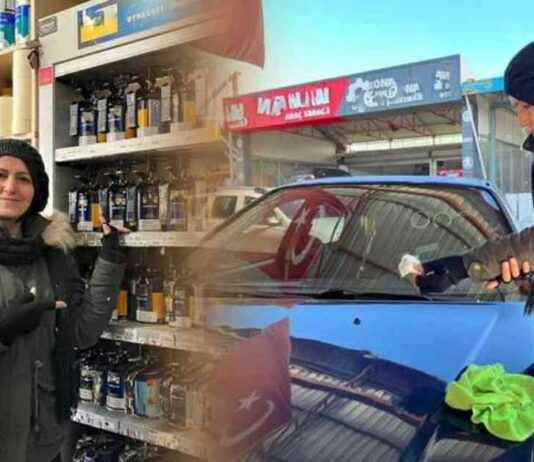 Sanayide Oto Boyacısı Olarak İşini Yapan Kadın Kuaförü sanayide-oto-boyacs-olarak-iini-yapan-kadn-kuafr