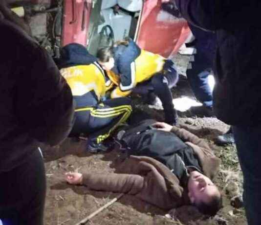 Otomobil tarlaya devrildi: 1 yaralı haberi otomobil-tarlaya-devrildi-1-yaral-haberi