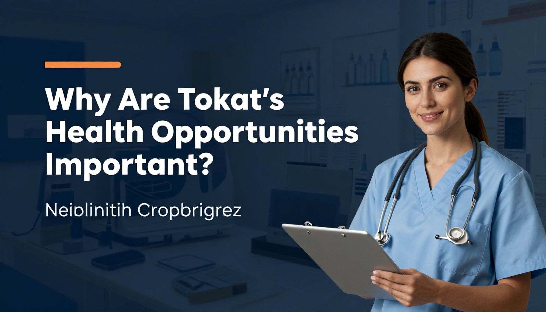 Tokat'ın Sağlık Fırsatları Neden Önemlidir?*