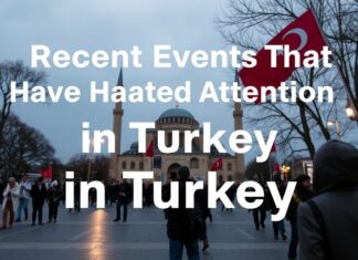 Türkiye’de Son Günlerde Dikkat Çeken Olaylar Recent Events That Have Attracted Attention in Turkey