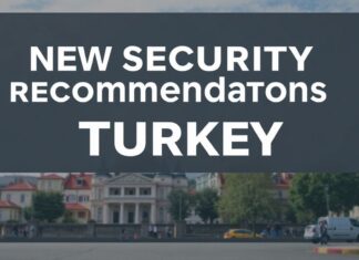 Türkiye’de Yolculuklar İçin Yeni Güvenlik Önerileri New Security Recommendations for Travels in Turkey