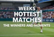 Bu Hafta’nın Sıcak Macları: Galip Gelenler ve Hayret Veren Anlar This Week's Hottest Matches: The Winners and Amazing Moments
