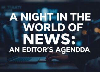 Haberler Dünyasında Bir Gece: Bir Editörün Gündemi A Night in the World of News: An Editor's Agenda